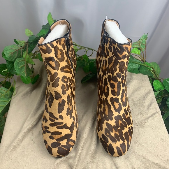 Azura Italian Fashion RokNRol Leopard Print Bootie Boots - Picture 1 of 17